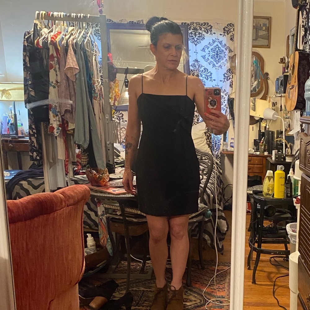 Cinq aSept black cocktail dress size 6 NWOT